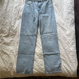 Zara Light Blue straight leg Jeans